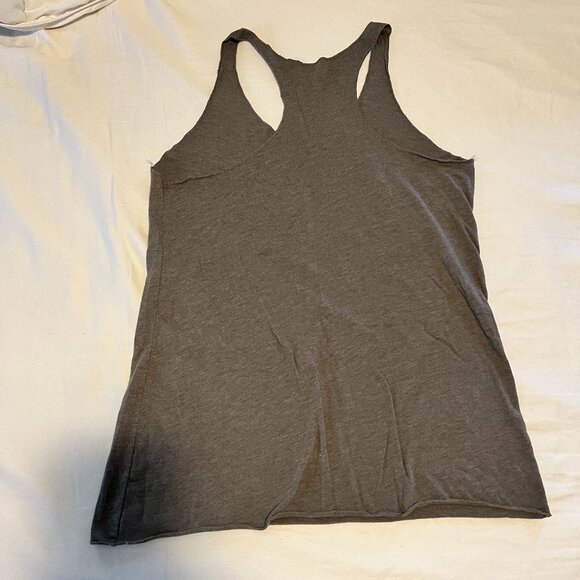 Pure Barre Gray Tank "Barre Is My Happy Hour" - Picture 2 of 3